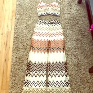 Adorable two piece pants and tank outfit brand new